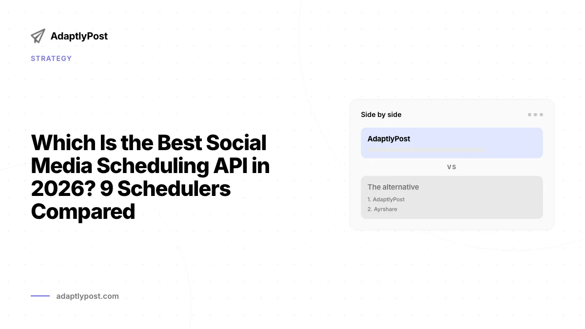 Las mejores opciones de API de programación de redes sociales comparadas para desarrolladores y agentes