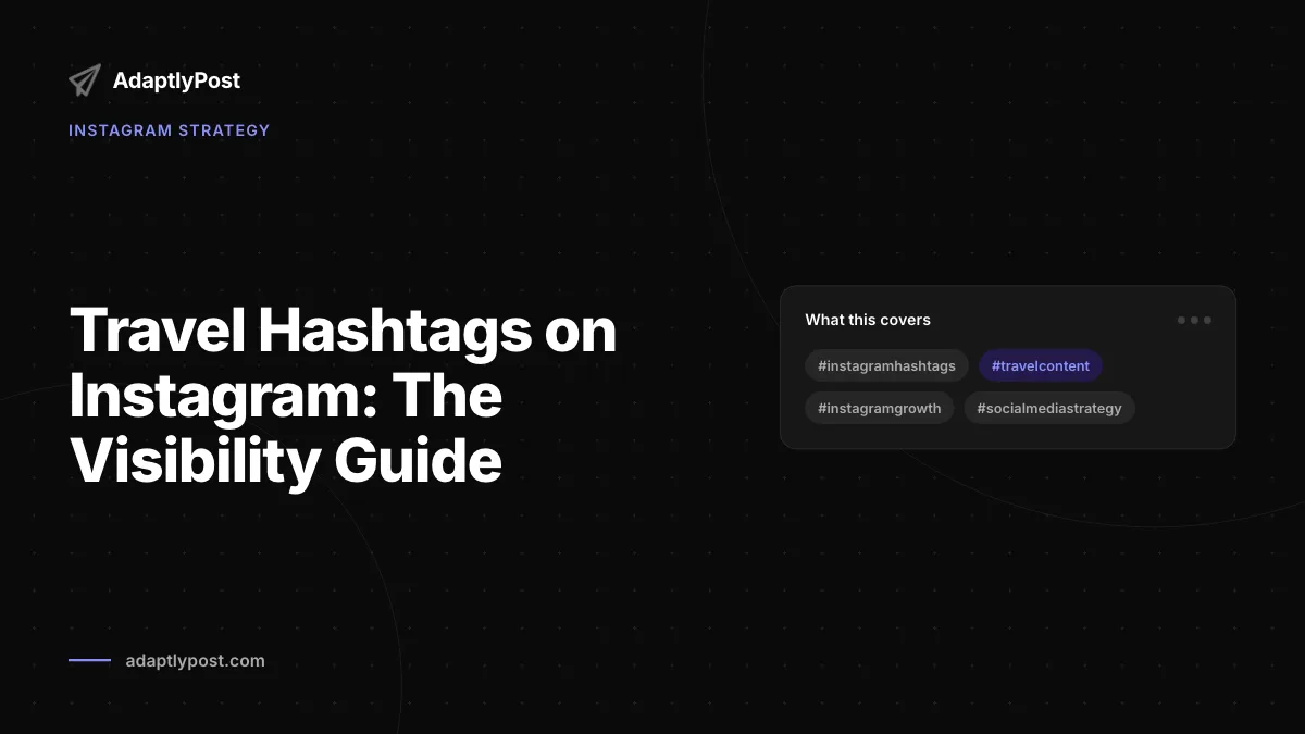 Die besten Instagram-Hashtags fuer Reise-Content