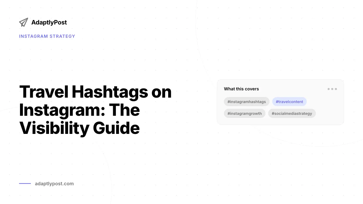 Die besten Instagram-Hashtags fuer Reise-Content