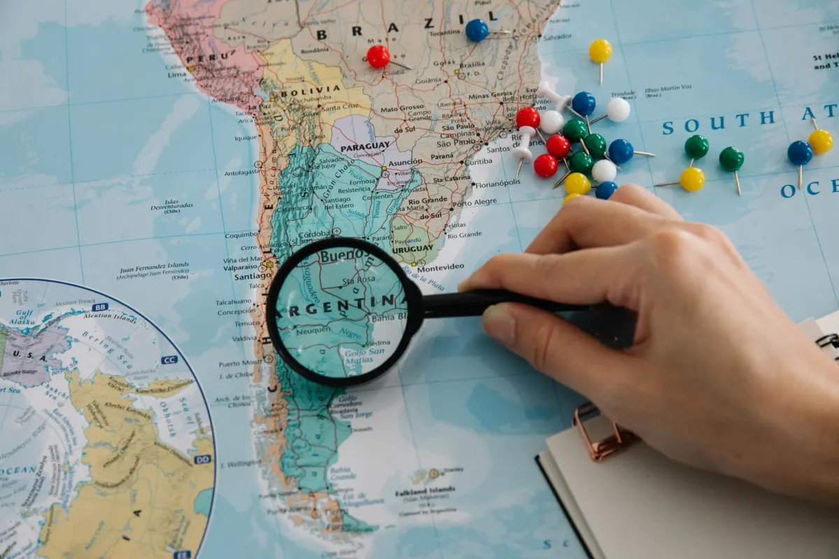 A world map with pins marks the handful of countries where the Creator Rewards Program is currently available.