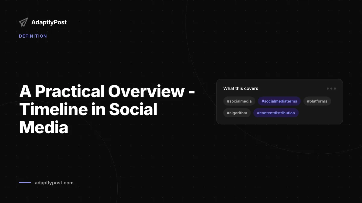 Solução prática - O que significa timeline nas redes sociais