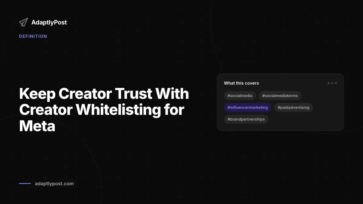 Im Überblick - Whitelisting in Social Media