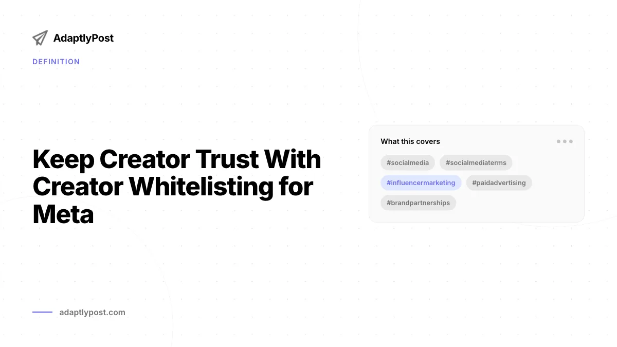 Im Überblick - Whitelisting in Social Media