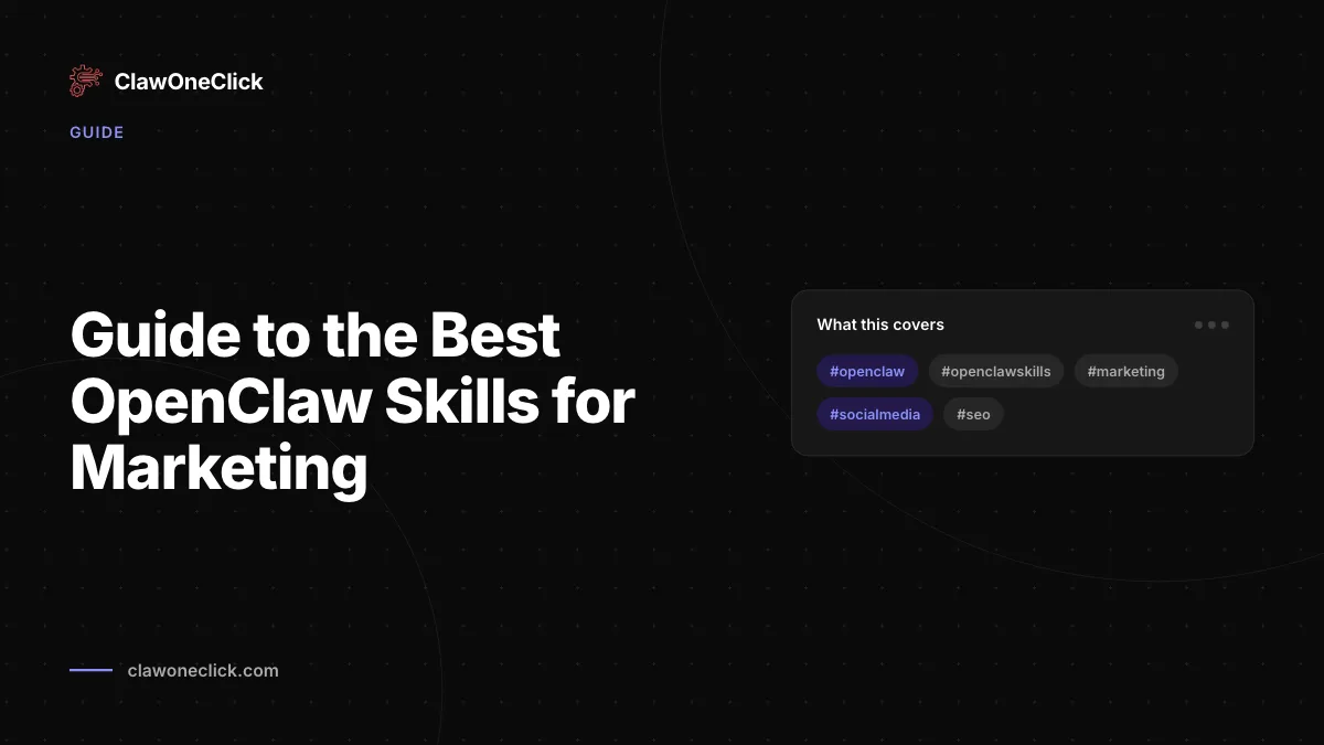 Leitfaden zu besten OpenClaw Skills für Marketing