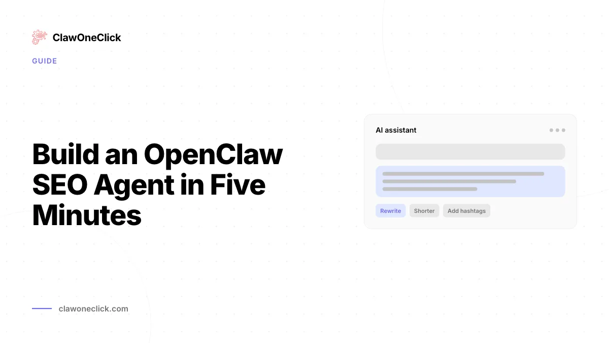 Points clés - Agent SEO automatisé avec OpenClaw