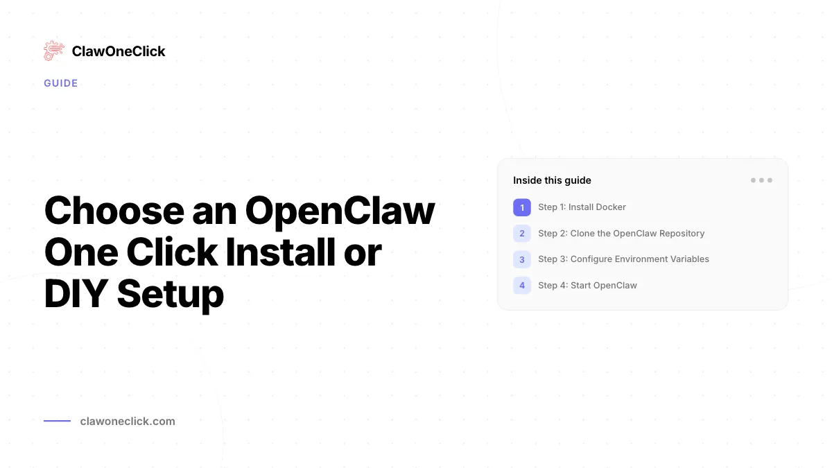 Comment installer OpenClaw : guide complet 2026