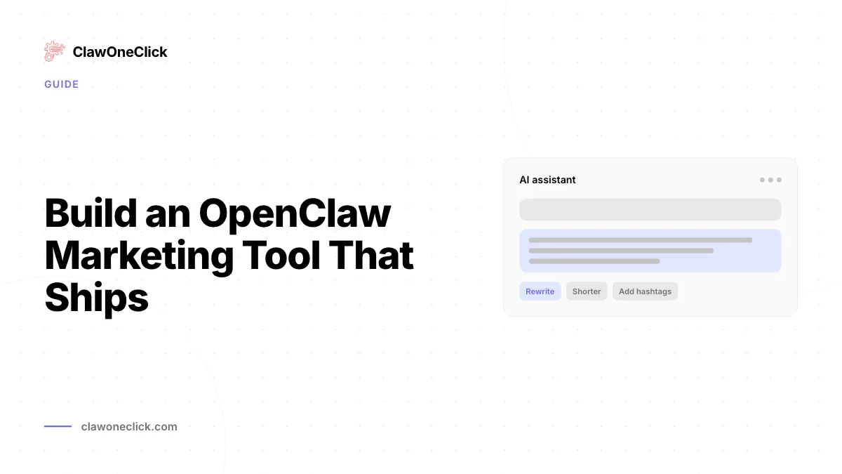 Créer un OpenClaw marketing tool pour campagnes