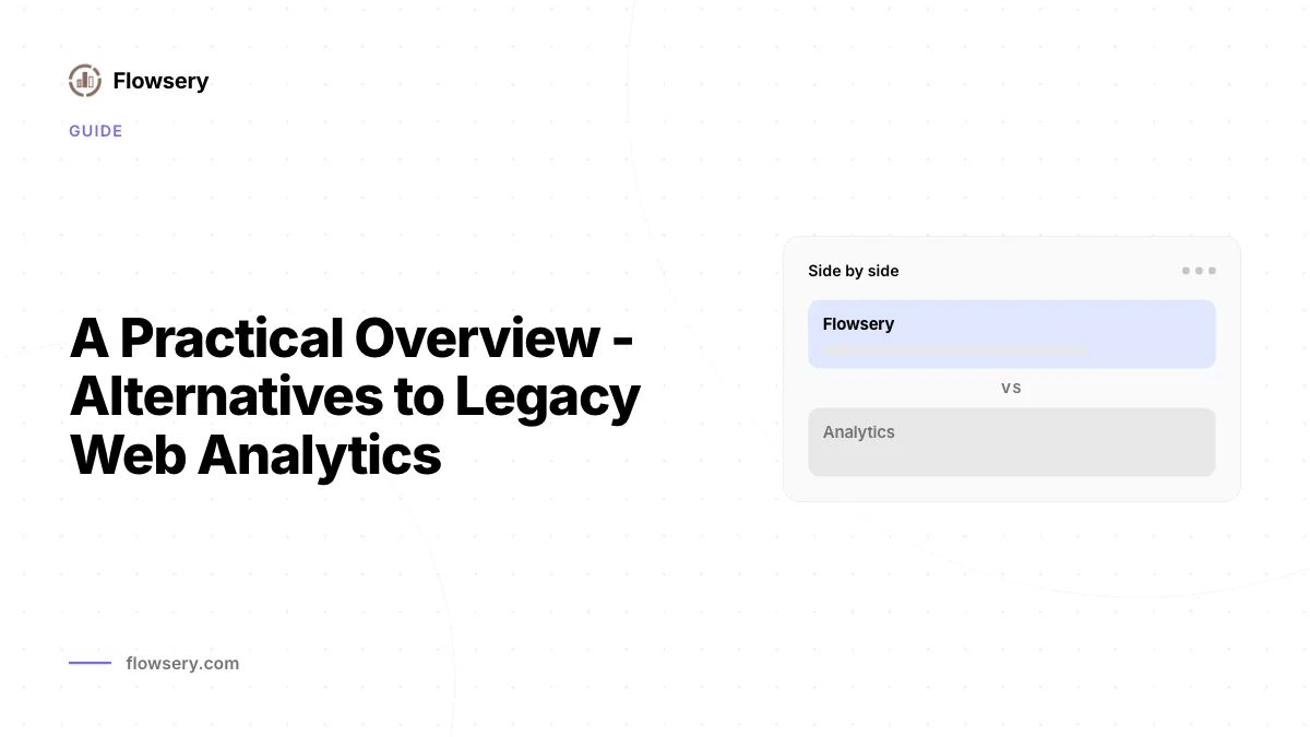 Praxisnah erklärt - Alternativen zu Legacy-Web-Analytics