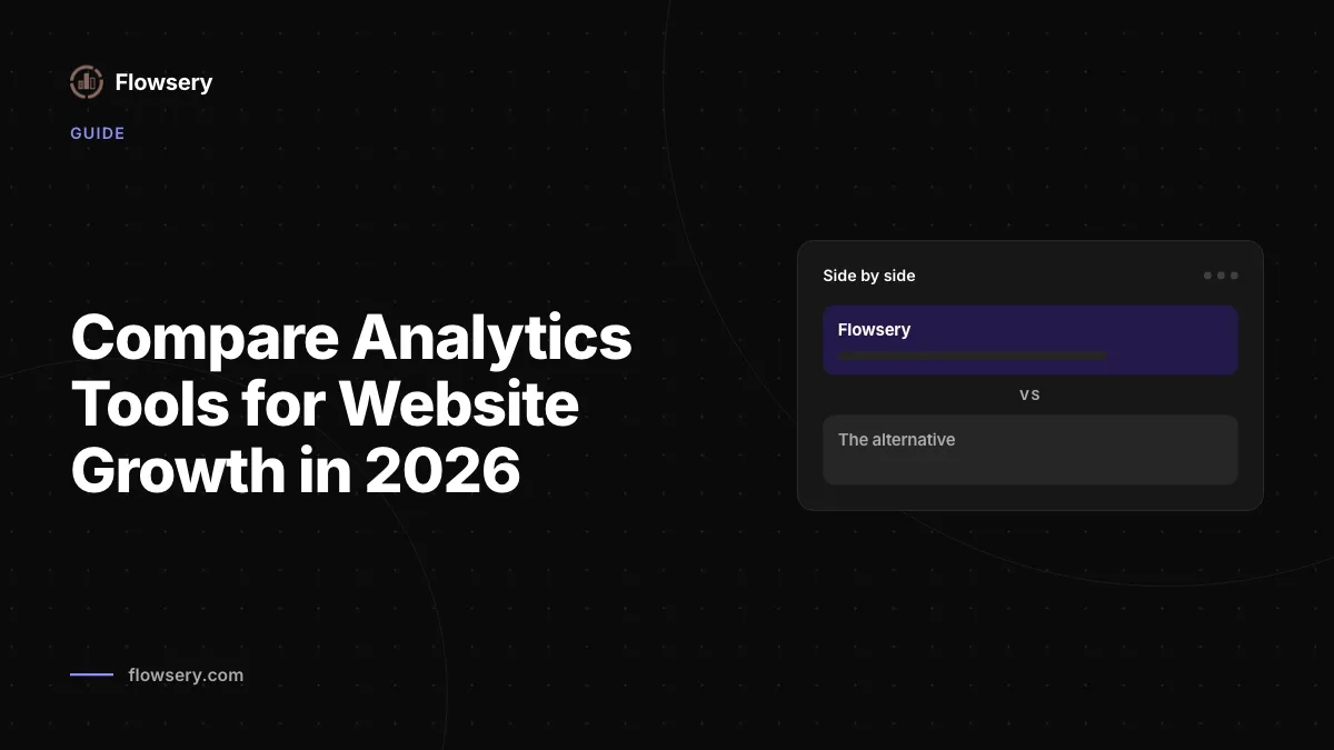 Vergleichen Sie Analysetools für das Website-Wachstum im Jahr 2026