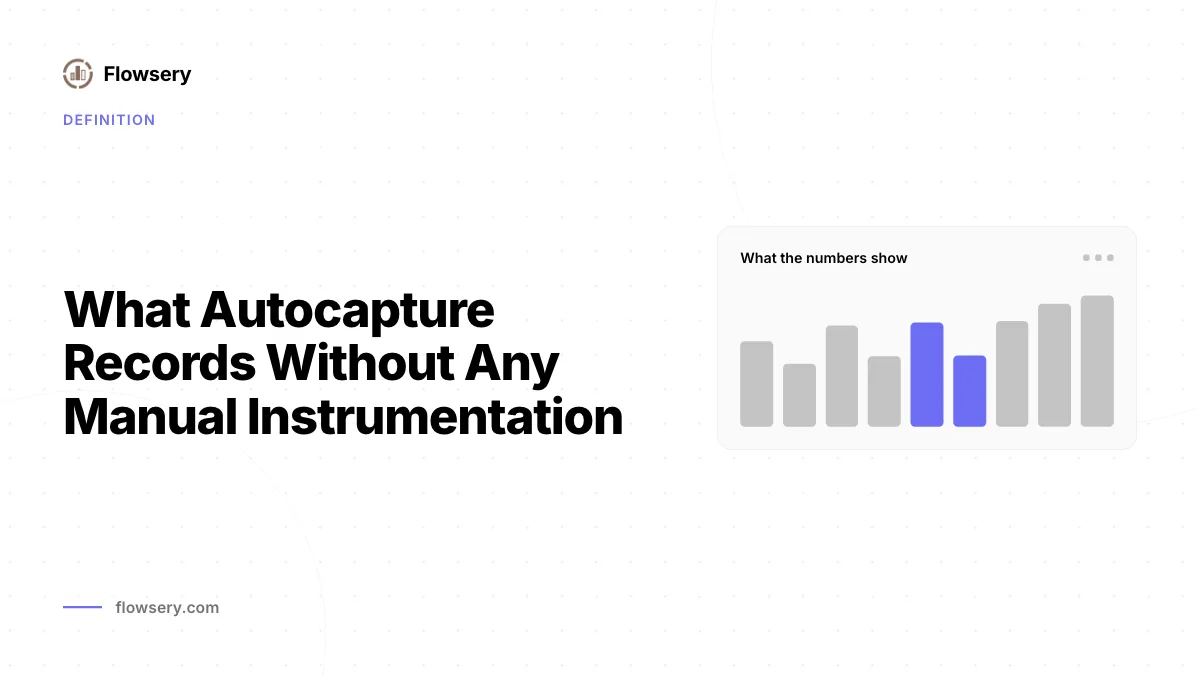 Qué registra autocapture sin instrumentación manual