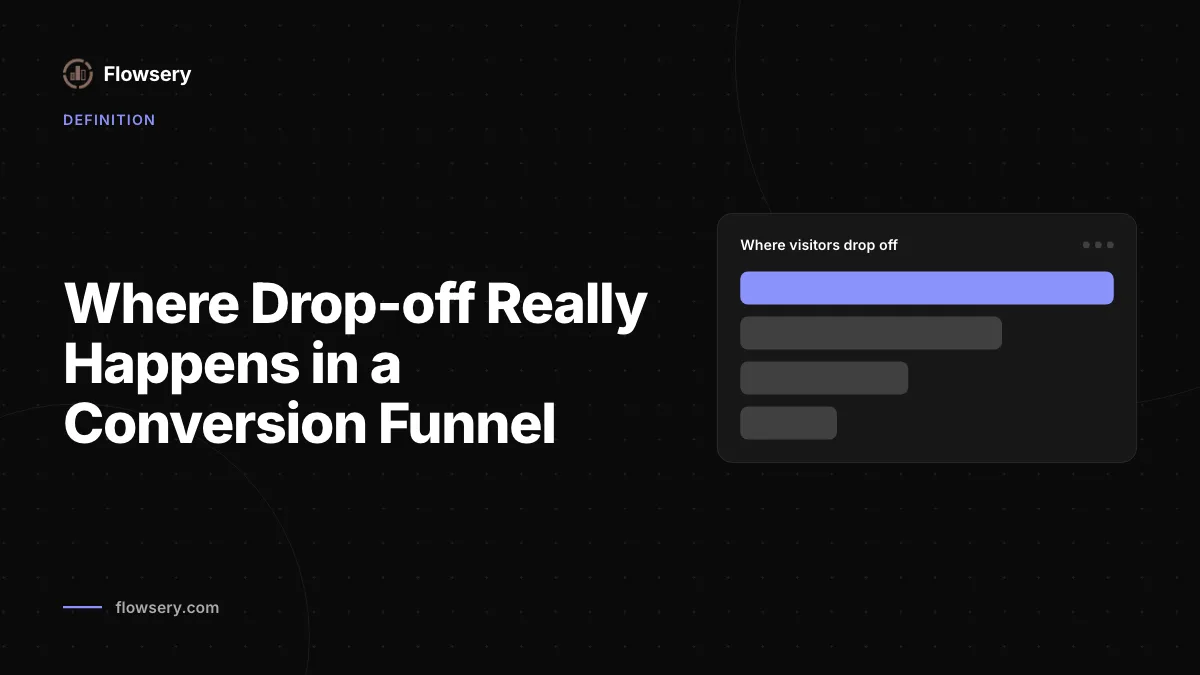 Where Drop-off Really Happens in a Conversion Funnel