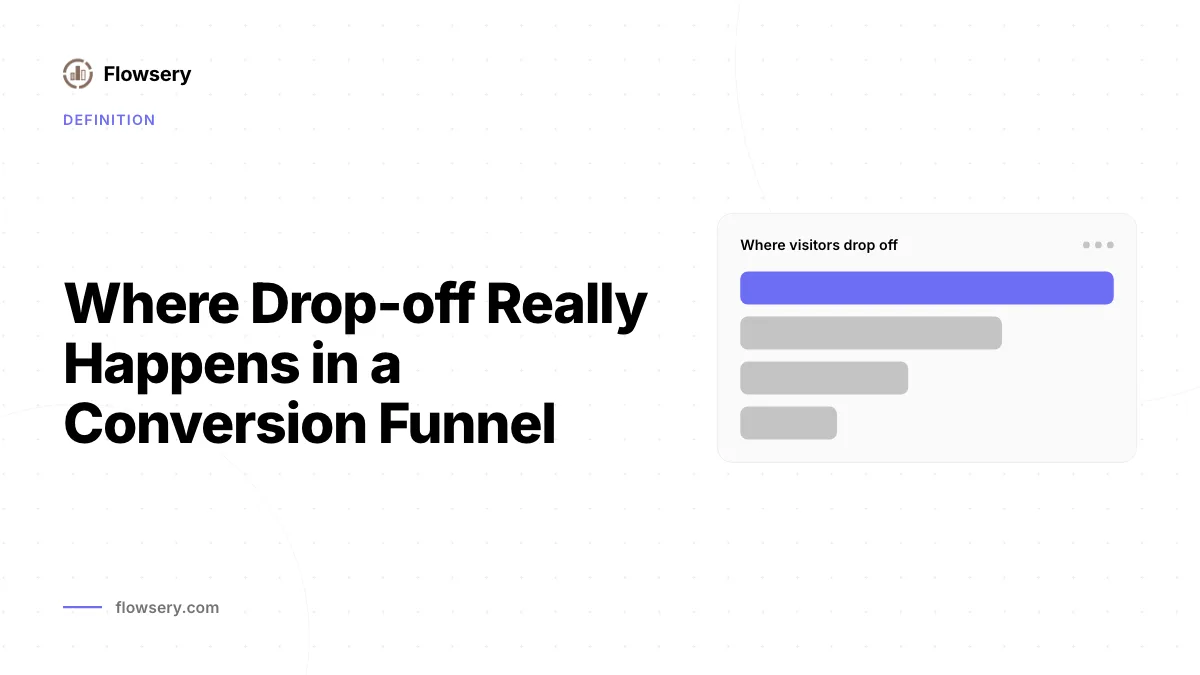 Where Drop-off Really Happens in a Conversion Funnel