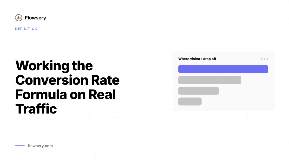 Working the Conversion Rate Formula on Real Traffic