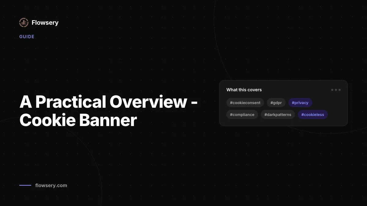 A practical overview - Cookie banner