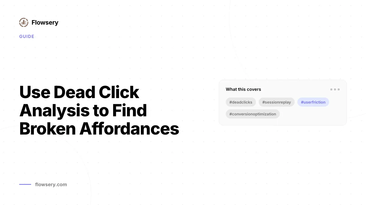 Mit Dead-Click-Analyse defekte Bedienelemente finden