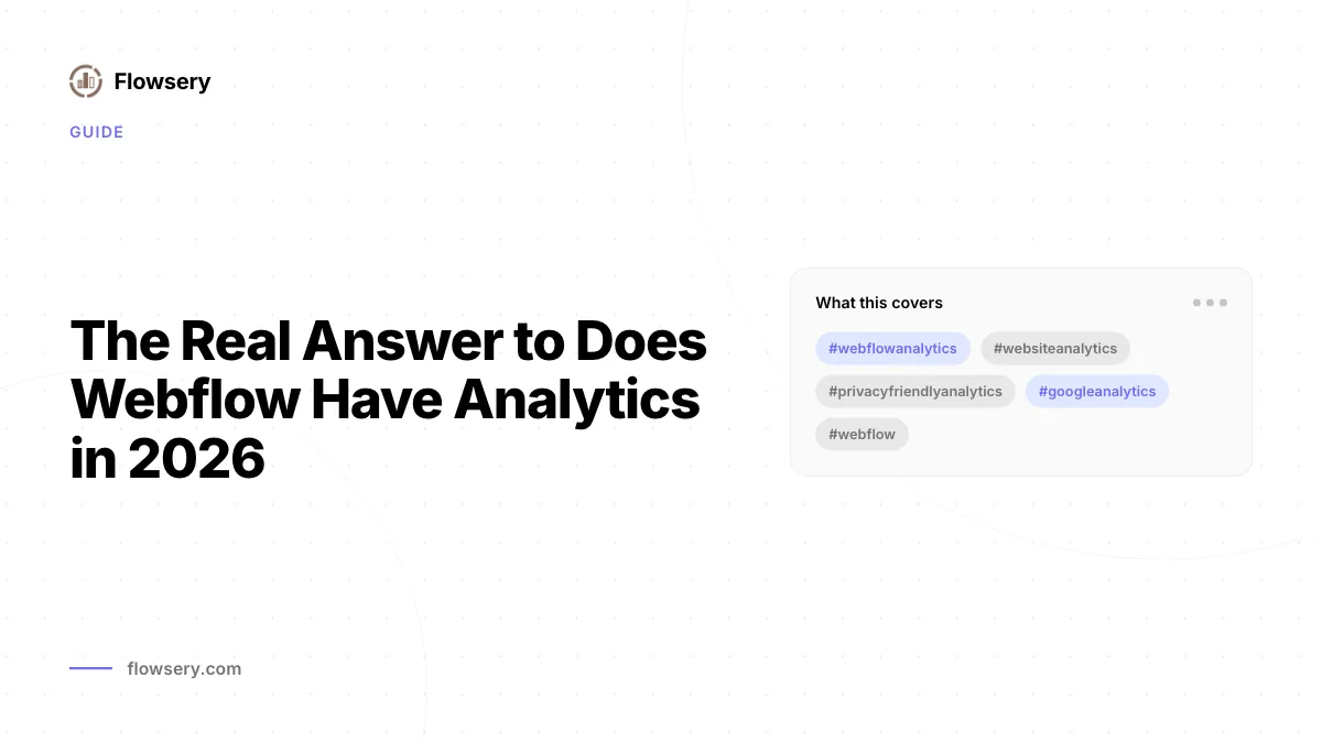 Klar eingeordnet - Webflow Analytics