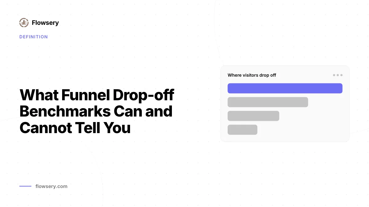 Was Funnel-Drop-off-Benchmarks zeigen und was nicht