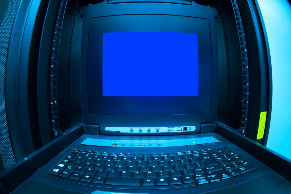 A developer works at a terminal in a server room, representing the shift from client-side scripts to server-side cookie handling.