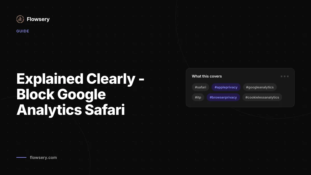 Explicación práctica - Does safari block Google Analytics