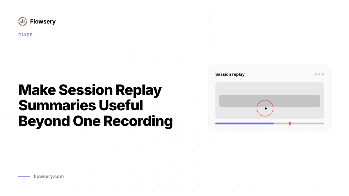 Wichtige Fakten - Session-Replay-Zusammenfassungen