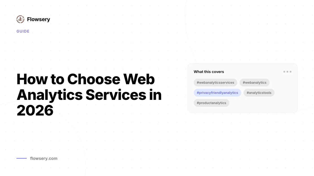 Flowsery-Dashboard fuer datenschutzorientiert Web Analytics Services