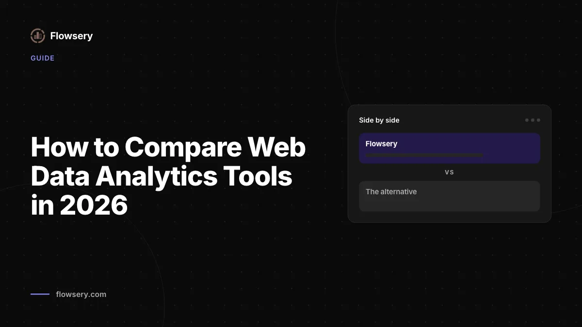So vergleichen Sie Webdatenanalysetools im Jahr 2026