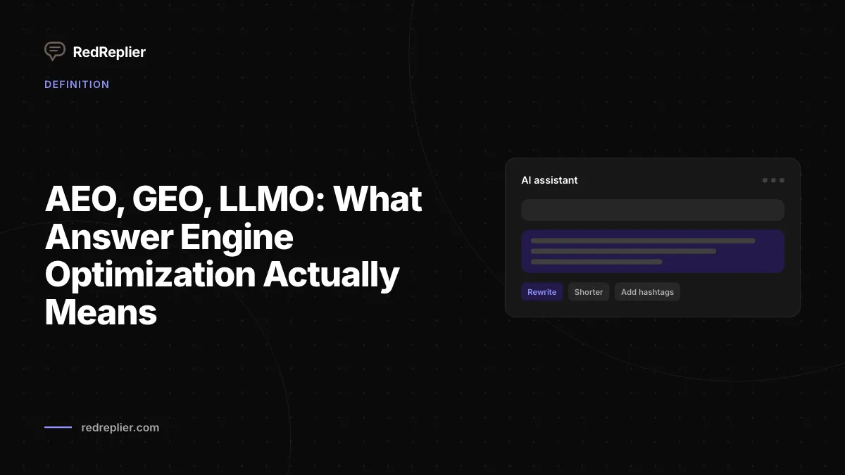 AEO, GEO, LLMO: qué significa de verdad la optimización para motores de respuesta