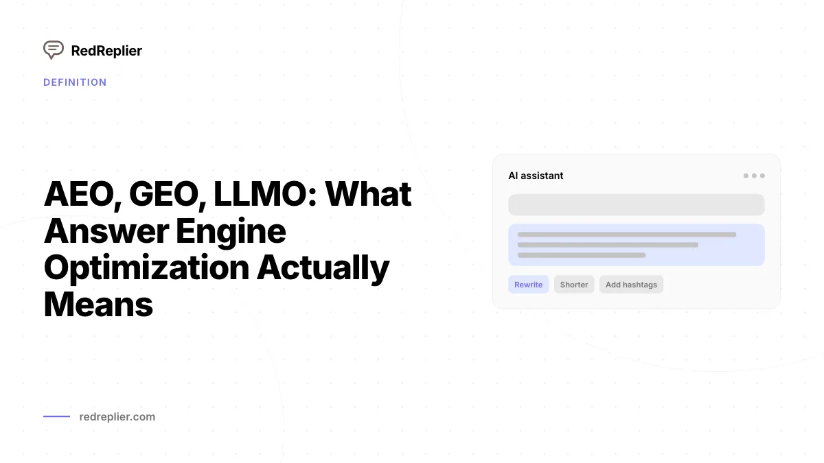 AEO, GEO, LLMO: qué significa de verdad la optimización para motores de respuesta