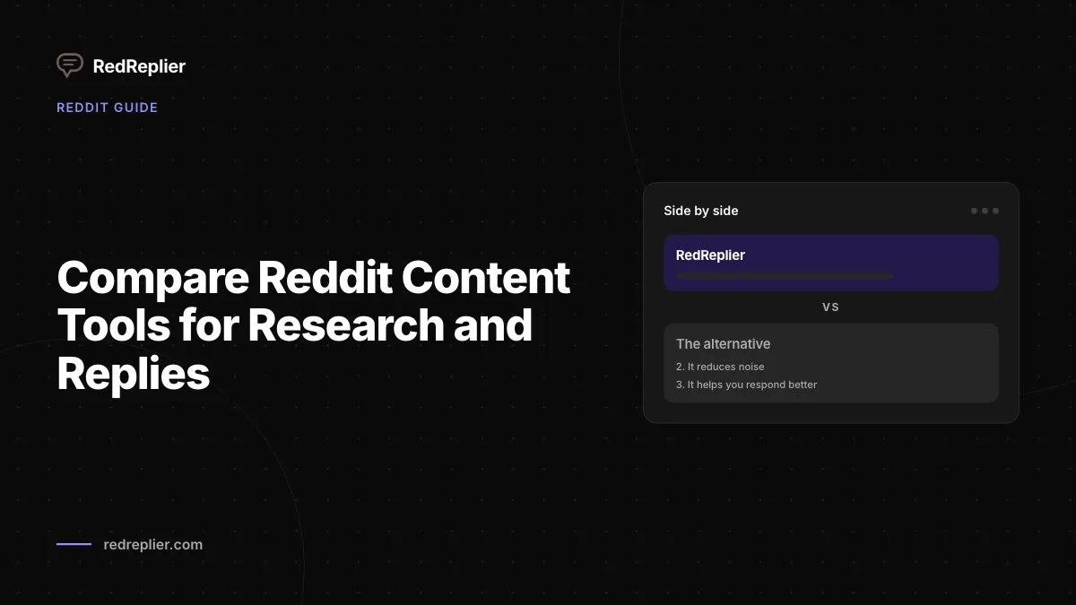 Pontos-chave - Melhores ferramentas para Reddit em 2026