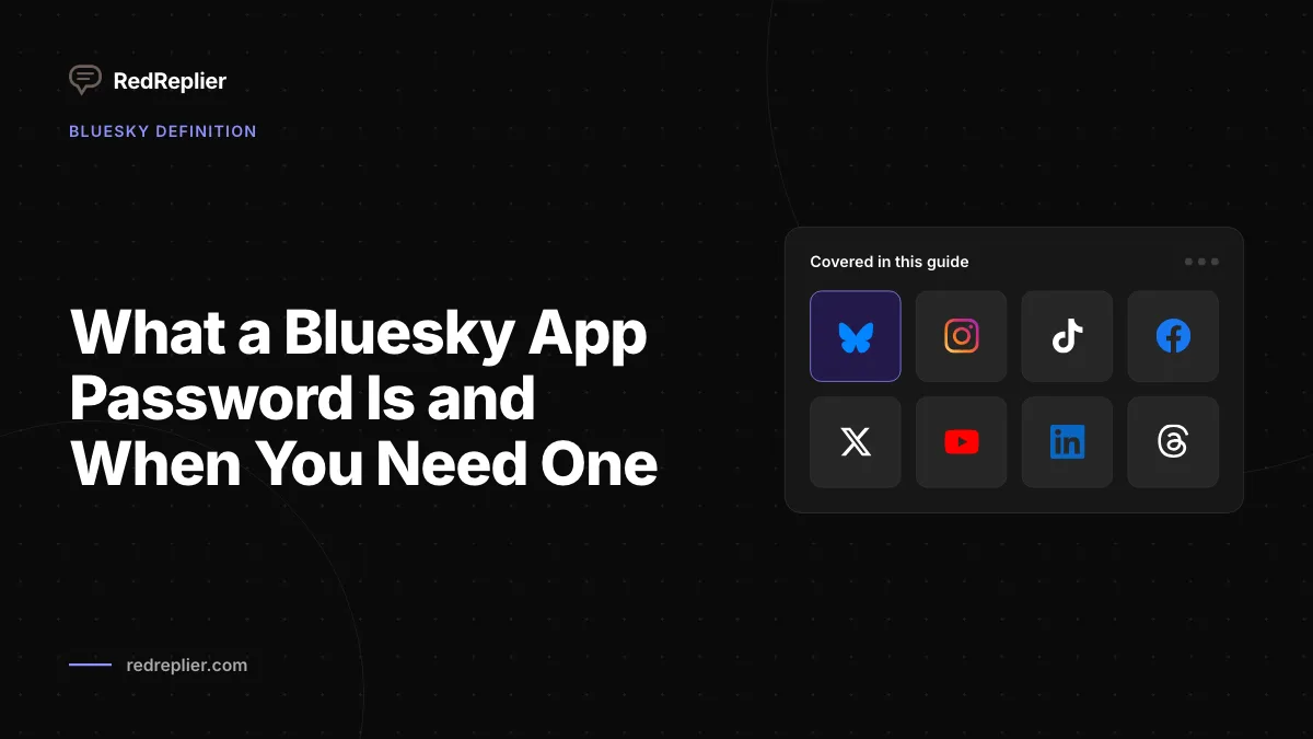 What a Bluesky App Password Is and When You Need One