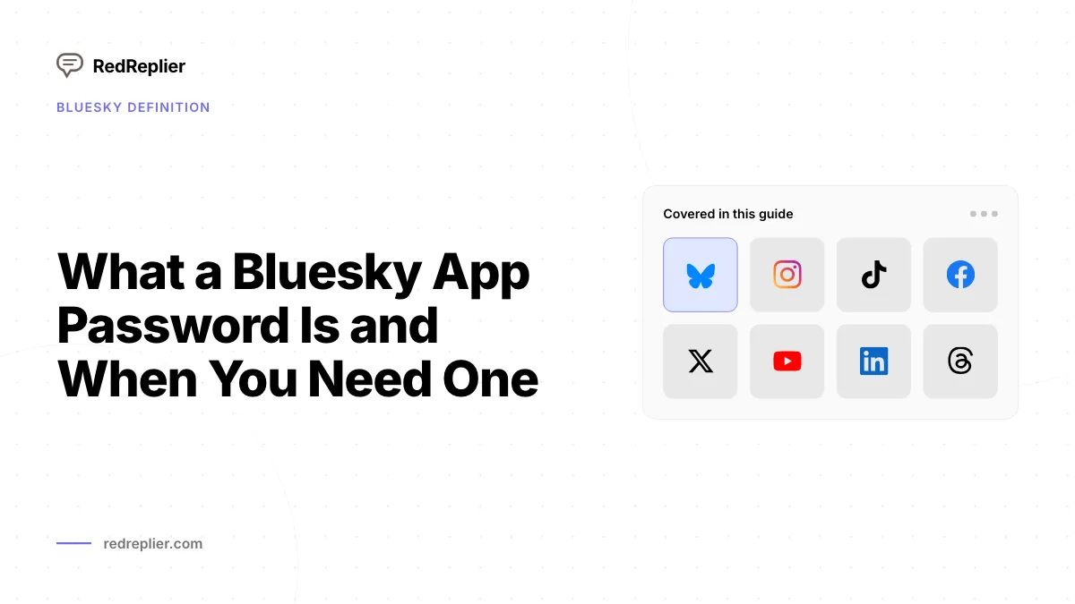 What a Bluesky App Password Is and When You Need One