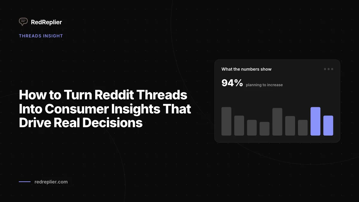 Como transformar tópicos do Reddit em insights do consumidor que orientam decisões reais