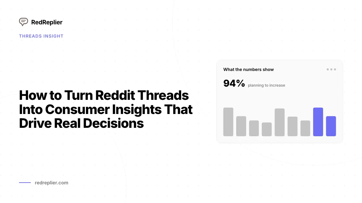 Como transformar tópicos do Reddit em insights do consumidor que orientam decisões reais