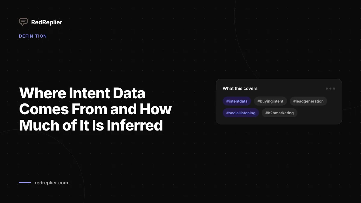 De onde vêm os intent data e quanto disso é inferido