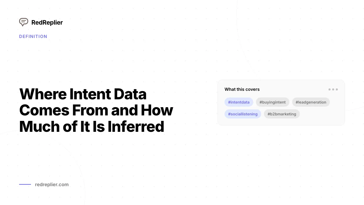 De onde vêm os intent data e quanto disso é inferido