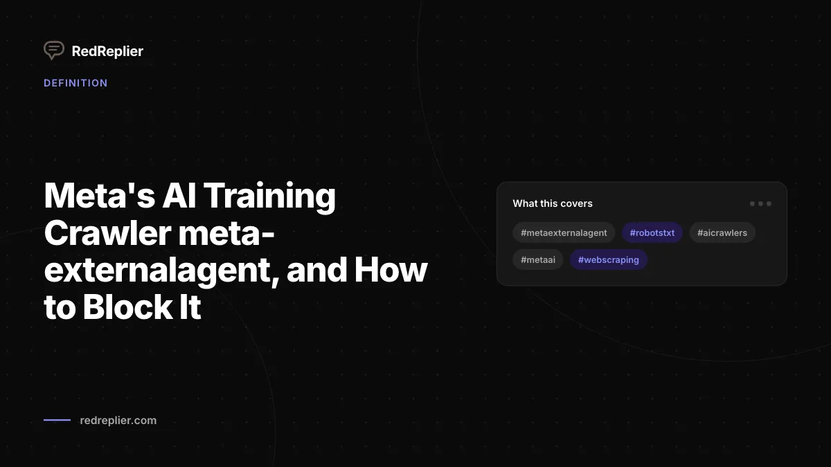 Metas KI-Trainings-Crawler meta-externalagent, und wie Sie ihn sperren