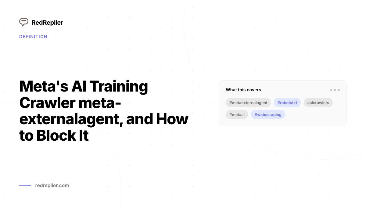 Metas KI-Trainings-Crawler meta-externalagent, und wie Sie ihn sperren