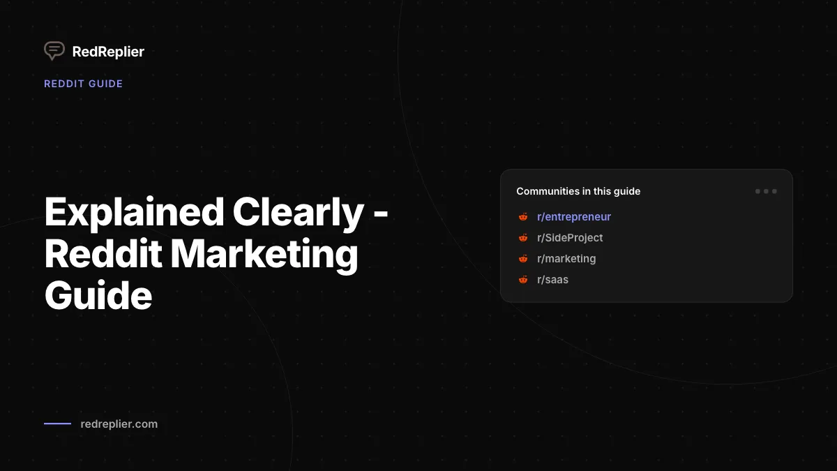 Explicação prática - Guia completo de marketing no Reddit