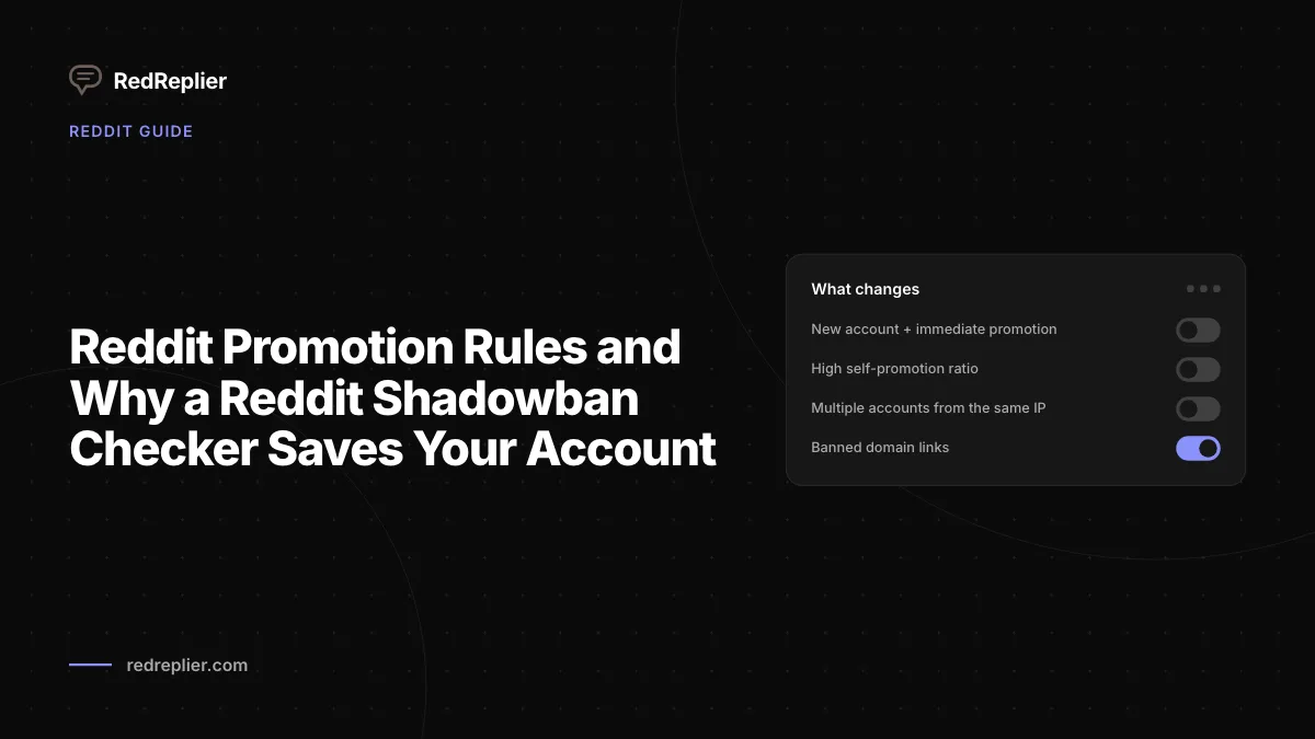 Regras de promoção do Reddit e por que um verificador Reddit Shadowban salva sua conta