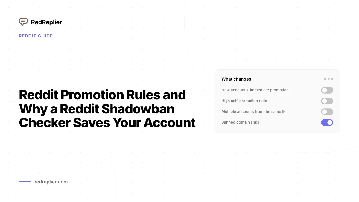 Regras de promoção do Reddit e por que um verificador Reddit Shadowban salva sua conta