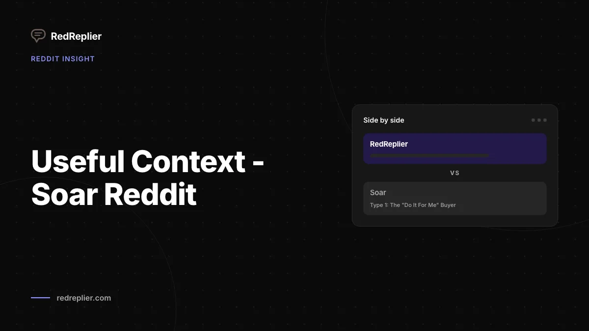 A melhor alternativa SOAR para crescimento impulsionado pelo Reddit em 2026