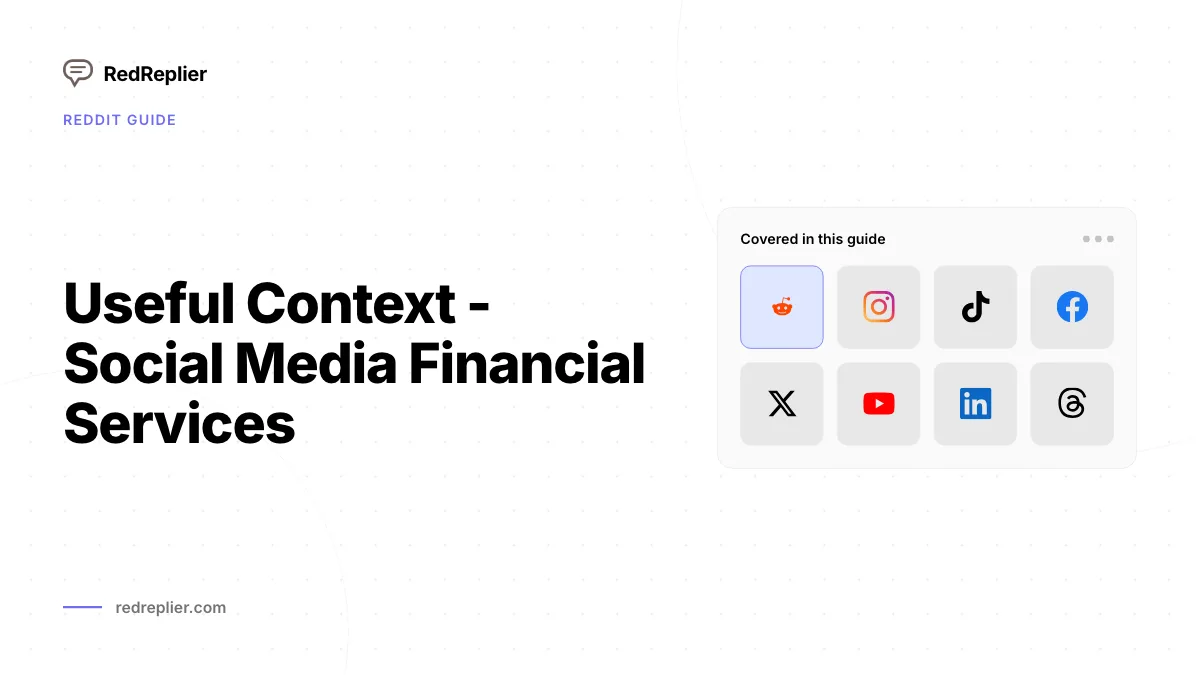 Explicação prática - Redes sociais para serviços financeiros