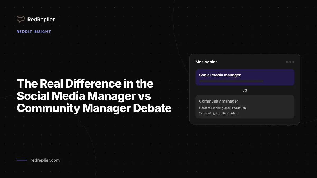 A verdadeira diferença no debate entre gerente de mídia social e gerente de comunidade