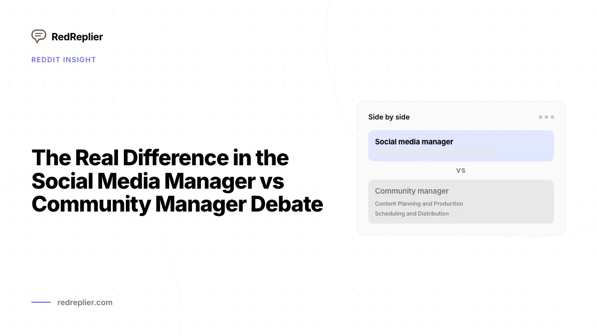 A verdadeira diferença no debate entre gerente de mídia social e gerente de comunidade