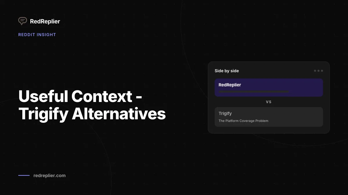 Pontos-chave - Alternativas ao Trigify