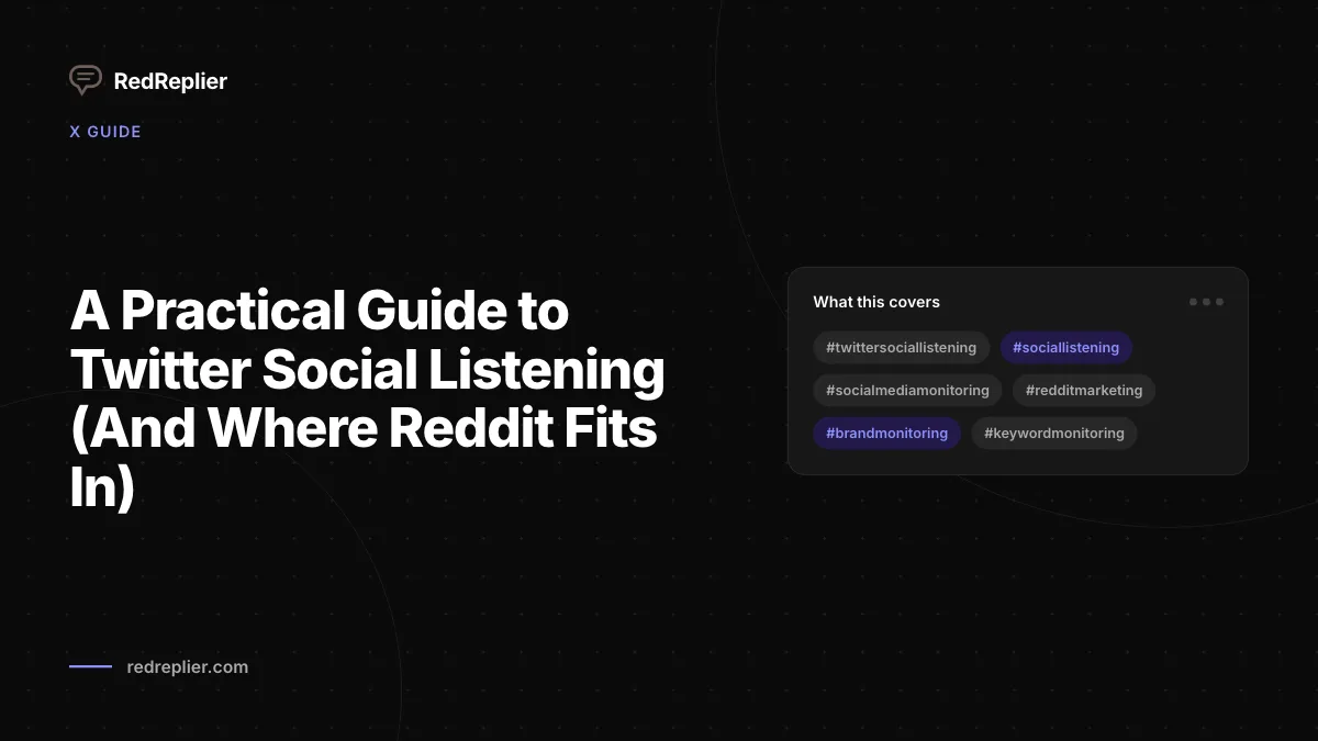 Um guia prático para escuta social no Twitter (e onde o Reddit se encaixa)