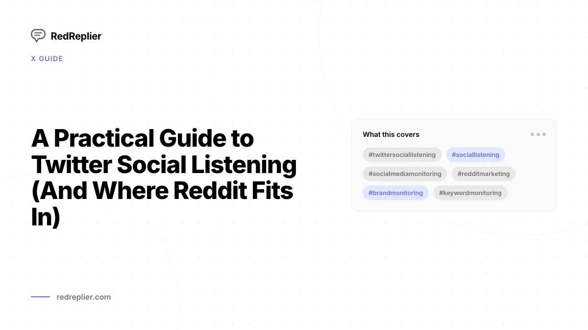 Um guia prático para escuta social no Twitter (e onde o Reddit se encaixa)