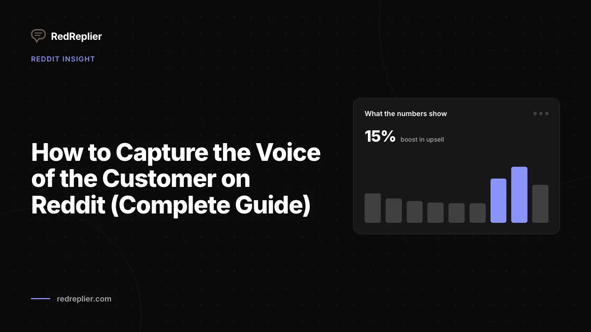 Respuesta en contexto - Cómo capturar la voz del cliente en Reddit