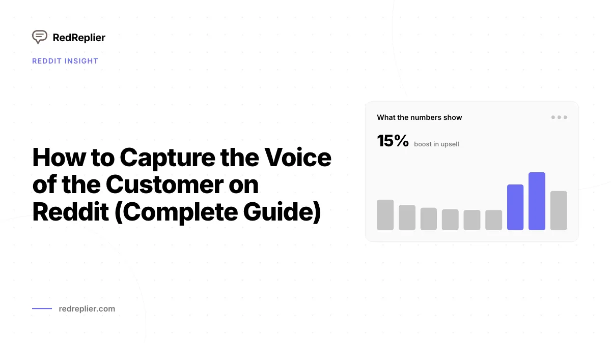 Respuesta en contexto - Cómo capturar la voz del cliente en Reddit